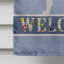 Polyester 2 côtés 40 x 28 po welcome drapeau maison-73943218
