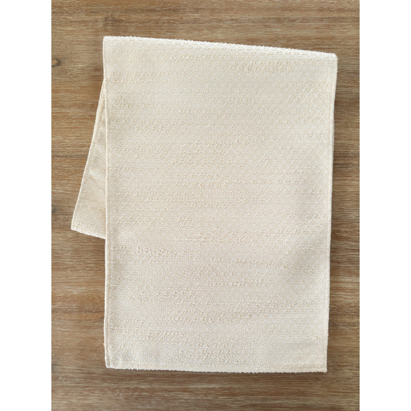 Geometric Table Runnner, Beige