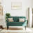 Chandale vidaXL 47” W Small Loveseat, Velvet Chesterfield Sofa, 2 Seater Couch for Living Room-178937408
