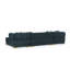 Canapé modulaire double en velours U-569096137