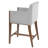 Brio Mid-Century Modern Upholstered Counter Stool with Arm-1770276015
