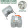 Hike Crew 0.1 Gallons GPF Round Kit (Seat Included)