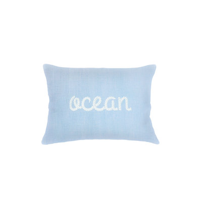 Ocean Knot Linen Pillow