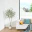 Adagio faux ficus avec pot de fleurs ovale blanc-281288367