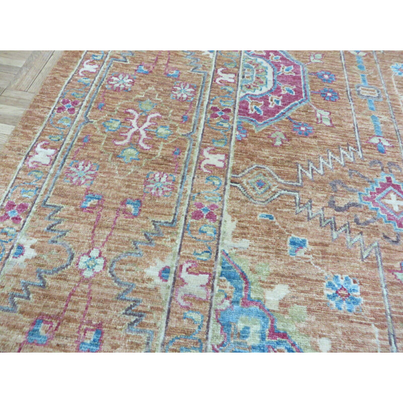 Tapis unique rouille de 10 pi x 13 pi 11 po