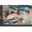 Tapis abstrait beige / bleu Dreya-31378718