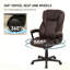 Fauteuil de direction en cuir Pu