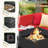Brufsky 4-Person Wicker Patio Seating Group-897609008