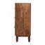 Commode Arno en bois massif - Teck, brun, 3 tiroirs-1674432967