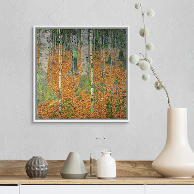 «The Birch Wood, 1903» par Gustav Klimt, reproduction sur toile