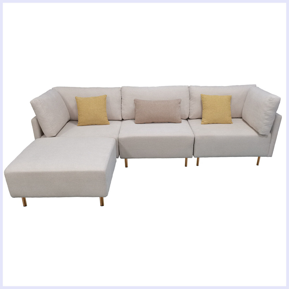 Mercer41 Oshay 4 - Piece Upholstered Sectional | Wayfair