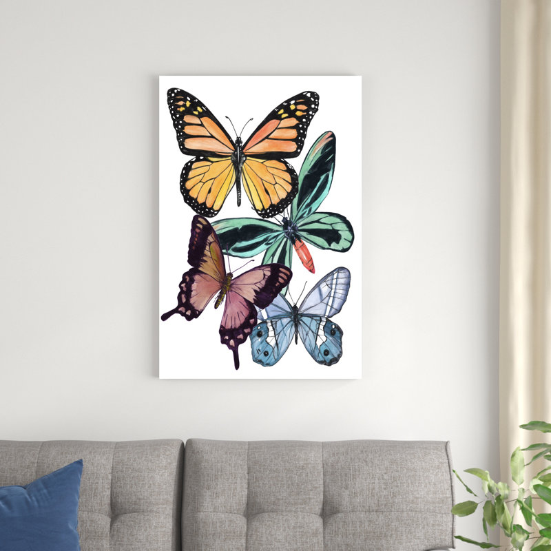 Échantillons de papillons I, H 36 po x l 24 po x P 1,25 po