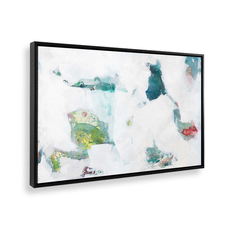 Reproduction d'art sur toile, Its Its So Well Easy to Breathe par Jocelyn Elizabeth, H 18 po x l 24 po, Noir, Cadre flottant