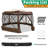 15x15ft Extra Large Pop-Up Gazebo Canopy Tent with Mosquito Netting-106897508