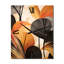 Horloge murale surdimensionnée Funky Foliage In Terracotta I - Abstract Botanicals-99633485