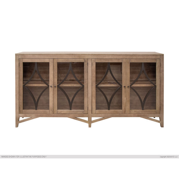 Loon Peak® Georglana 80'' Solid Wood Sideboard | Wayfair