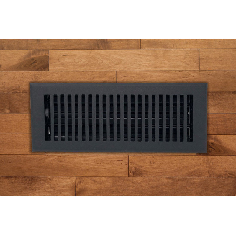 Black Cast Aluminum Contemporary Vent Cover 10 x 10