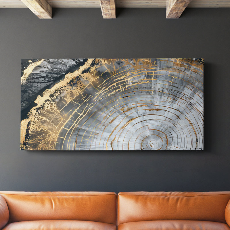 Abstract Series 3 # II-Gallery, toile tendue, H 16 po x l 32 po