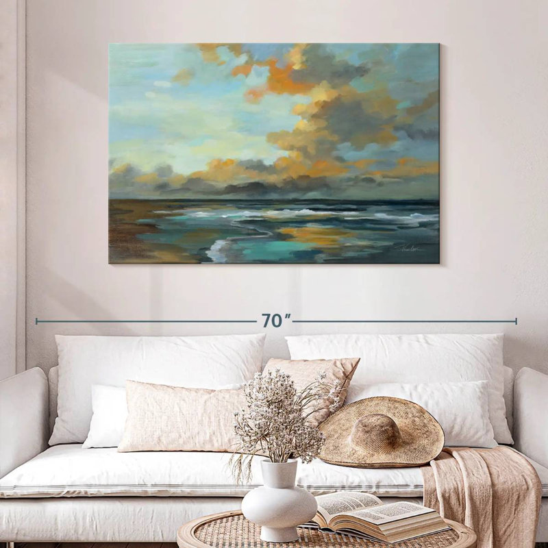 Coucher de soleil Gillard Oceanside, H 32 po x l 48 po