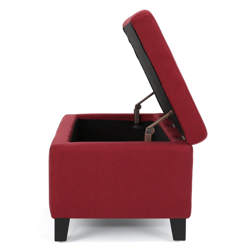 STORAGE OTTOMAN, Red