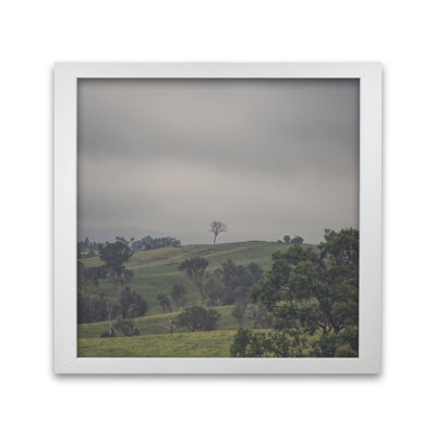 Tree on Top 2 1 Piece Single Picture Frame Wall Art