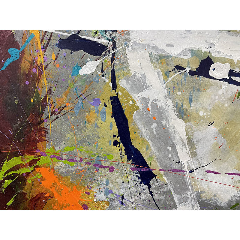 «Mis pensamientos», magnifique estampe numérique limitée sur toile par Azarian, 48 x 48