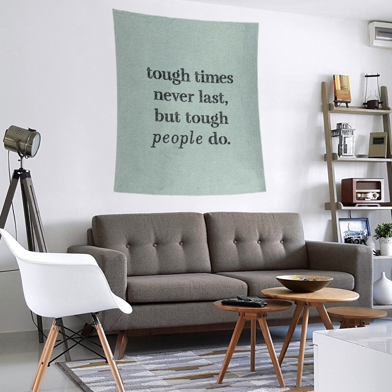 Tapisserie en polyester rigide times, H 27,5 po x l 37,5 po, Vert / Noir