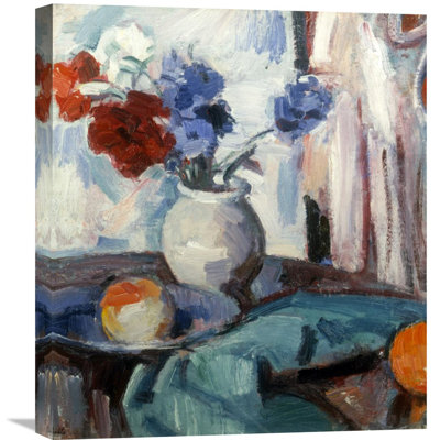 " Mixed Carnations And Cornflowers " by Samuel John Peploe