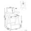 Upholstered Counter Stool with Solid Wood Frame