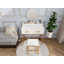 Elegant Makeup Vanity Set With Mirror, Stool, And Storage - Compact Gold Design For Small Bedrooms And Efficient Organization
