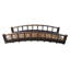 Pont de jardin artisanal en bois japonais-14662215