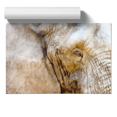 Elephant Painting - Frameless Print