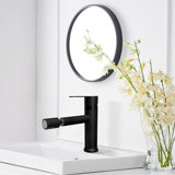 360-degree Swivel Sprayer Bathroom Faucet Head Splash-proof,dual Function 2 Water Flow Sprayer Modes Faucet,matte Black