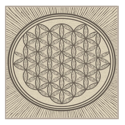 Machine Washable Parkchester Global Inspired Geometric Rug in Beige – Beige Binding