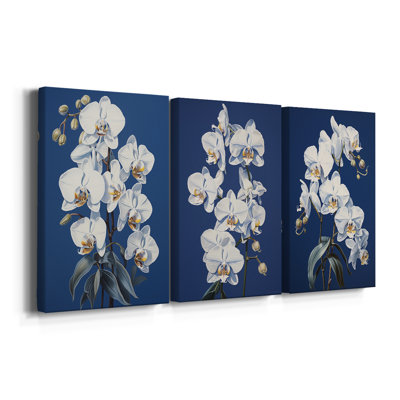 FLORAL Series CLxxxi - Toile tendue sur mesure - 3 pièces