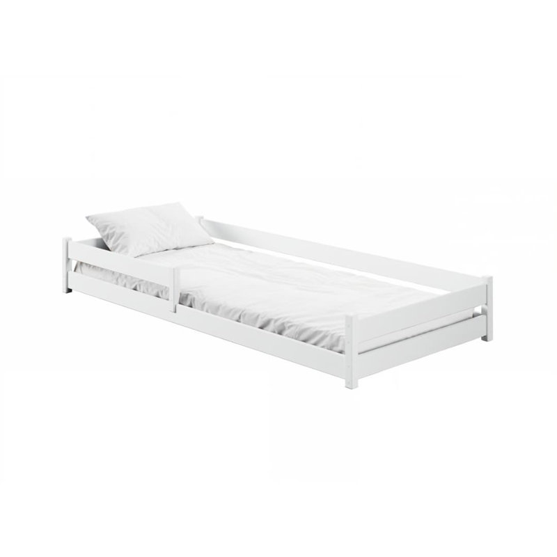 Alis Bed with Mattress, White