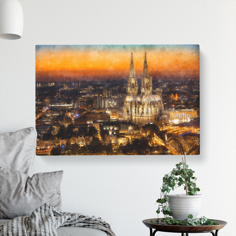 The Cologne Cathedral Vol.1 - Wrapped Canvas, 35cm H x 50cm W x 3cm D