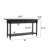 Liora Retro Console Table With 2 Drawers, Shelf, And Spherical Column Legs-118321004