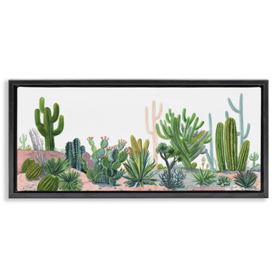 Varied Desert Vegetation Cacti