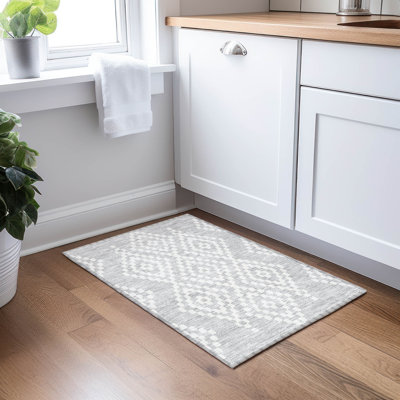 Malek Indoor/Outdoor Area Rug with Non-Slip Backing