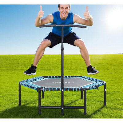 Trampoline d'exercice, rebondisseur portable pliable