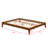 Solid Dry Bamboo Wood Platform Bed Frame, With Wood Slat Support-2050331902