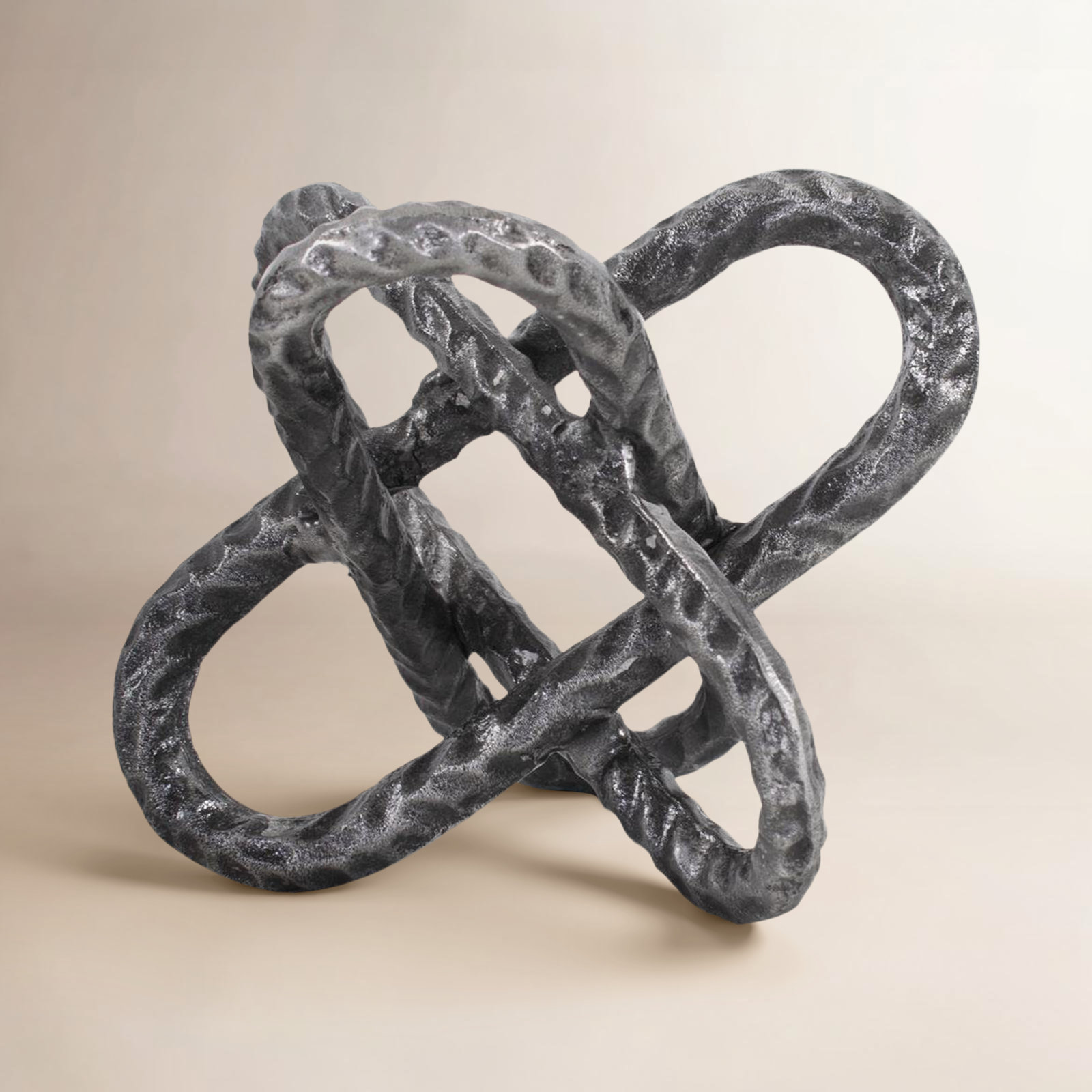 Linked Ring Decorative Sculpture