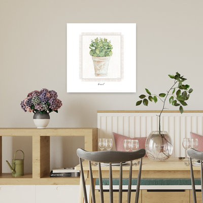 Fresh Basil Contemporary Art
