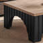 Rustic Square Coffee Table - Modern Farmhouse Style