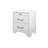 CIVIC WHITE NIGHTSTAND