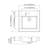 Dowell 18" Drop-In Bathroom Sink with Overflow