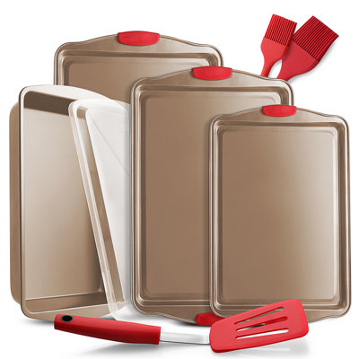 Joytable 8 Piece Non-Stick Carbon Steel Bakeware Set