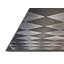 Tapis brun/gris tissé à la machine-175416122