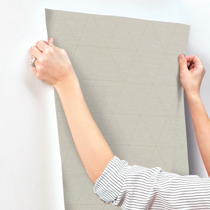 Papier peint Ridge, Taupe
